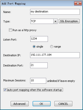 how to port forward